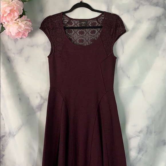 Anthropologie Dresses & Skirts - Anthropologie Deletta Purple A Line Dress Small